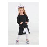 Casabony Princess Unicorn Laci Simli Kız Elbise