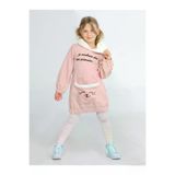 Casabony Somon Yumoş Prenses Hoodie Elbise CS-23K-002