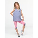 Casabony Unicorn Dokuma Tunik + Tayt Takım - 5 Yaş - Pembe