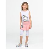 Casabony Unicorn Tayt+ T-Shirt Kız Çocuk Takım - 9 Yaş - Pembe