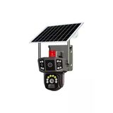 Casacop D302 4G Sim Kartlı Ptz Çift Kameralı Kamera – 2Mp+2Mp+2Mp , Solar 6X2000mah Batarya, 4Mm Lens