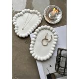 CasadiDuck Bubble Oval Tabak Ve Bulut Dekoratif Tabak