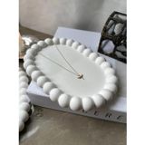 CasadiDuck Bubble Oval Taş Tozu Dekoratif Tabak