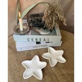 CasadiDuck Deniz Yıldızı Görünümlü Dekoratif Tabak 4’lü 14-14 cm