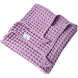 Casadora Baby 100% Pamuk Bebek Kalın Waffle Pike Örtüsü - 90X120CM - Lila