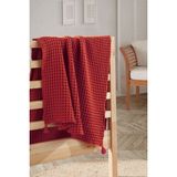Casadora Baby 100% Pamuk Tek Kişilik Kalın Waffle Pike Örtü - Kiremit - 160 x 220 cm