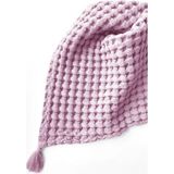 Casadora Baby 100% Pamuk Tek Kişilik Kalın Waffle Pike Örtü - Lila - 160 x 220 cm - Açık Mor