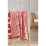Casadora Baby 100% Pamuk Tek Kişilik Kalın Waffle Pike Örtü - Pembe - 160 x 220 cm