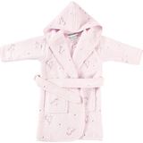 Casadora Baby Astra Nakışlı %100 Organik Pamuk Bebek & Çocuk Bornozu - 1 - 2 Yaş - Pembe
