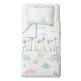 Casadora Baby Dino %100 Pamuk Saten Çocuk Tek Kişilik Nevresim Takımı 120x200cm