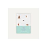 Casadora Baby Forest Amigos %100 Organik Pamuk Saten Bebek Lastikli Çarşaf 70 x 110 cm