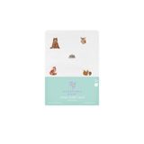 Casadora Baby Forest Amigos %100 Organik Pamuk Saten Lastikli Bebek Çarşafı 60 x 120 cm