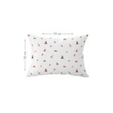 Casadora Baby Forest Amigos 100% Pamuk Saten Bebek Yastık Kılıfı - 50x70 cm