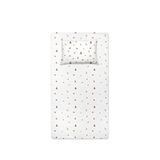 Casadora Baby Forest Amigos Pamuk Saten Bebek Lastikli Çarşaf Ve Yastık Kılıfı Seti 70 X 140 Cm + 35 X 45 Cm - Beyaz