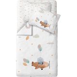 Casadora Baby Happy Tony %100 Organik Pamuk Saten Bebek Çocuk Nevresim Takımı 100 x 150 cm - Kahverengi