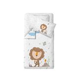 Casadora Baby Simba %100 Organik Pamuk Saten Bebek Nevresim Takımı - Bej