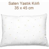 Casadora Baby Stars %100 Pamuk Saten Yastık Kılıfı - 35 x 45 cm - Sarı