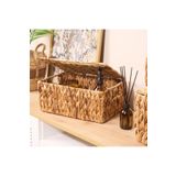 CasaLinda Hasır Çok Amaçlı Dikdörtgen Kapaklı Kutu M 33x24 Cm