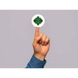 Casalinghi Arapça Zemzem Yazılı Etiket Yuvarlak Sticker Zamzam Hajj Umre Mat Hediyelik 4 cm (90 Adet)
