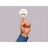 Casalinghi Aşure Günümüz Mübarek Olsun Etiketi Aşure Günü Yuvarlak Mat Sticker 4 cm (45 Adet)