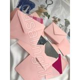 casalinghi Pembe Küçük Mesaj Zarfı 10 Adet 7x9 cm – Mini Tebrik Zarf, Sevgi Notu ve Doğum Günü Hediyeliği İçin Sevimli Renkli Zarf Seti