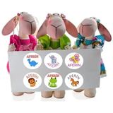 Casalinghi Renkli Aferin Sticker Okul Kurs Ödül Etiketi Başarılar Sevimli Yuvarlak Mat Çıkartma 4 cm (120 Adet)