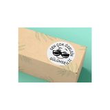 Casalinghi Sen Çok Özelsin Gülümse Etiketi Siyah Yuvarlak Mat Sticker 4 cm 33 Adet