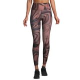 Casall 22578-386 Marbles High Waist Kahve Uzun Desenli Kadın Tayt