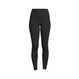 Casall Graphic High Waist Dar Paça Yüksek Bel Slim Fit Tayt, 36, 5002972319, Siyah, Kadın