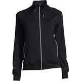 Casall Training Jacket Dik Yaka Slim Fit Zip Ceket, 34, 5002972324, Siyah, kadın