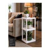 CasaNovi Sakura 3 Katlı Çiçeklik Saksılık Beyaz
