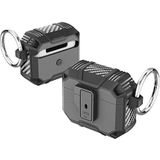 Case 4U Airpods 3. ile uyumlu Nesil Kılıf Darbeye Dayanıklı Koruyucu Airbag 27 Siyah HBCV000036C8KJ