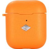 Case 4U Airpods Kılıf ile uyumlu Mat Esnek Darbeye Dayanıklı Koruyucu Airbag 19 Turuncu HBCV00000SO9CB