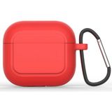Case 4U Apple Airpods 3. Nesil Kılıf Full Tam Koruyan Soft Silikon Airbag 23 Kırmızı