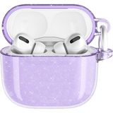 Case 4u Apple Airpods 4 Allstar Airbag 32 Parlayan Simli Saydam Renkli Kılıf Mor