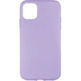 Case 4U Apple iPhone 11 Kılıf 3D Kamera Korumalı İçi Kadife Lansman Yumuşak Silikon Açık Mor