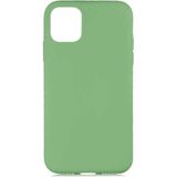 Case 4U Apple iPhone 11 Kılıf 3D Kamera Korumalı İçi Kadife Lansman Yumuşak Silikon Açık Yeşil