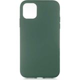 Case 4U Apple iPhone 11 Kılıf 3D Kamera Korumalı İçi Kadife Lansman Yumuşak Silikon Koyu Yeşil