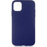 Case 4U Apple iPhone 11 Kılıf 3D Kamera Korumalı İçi Kadife Lansman Yumuşak Silikon Mavi