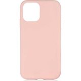 Case 4U Apple iPhone 11 Pro Kılıf LSR Lansman Kapak İçi Kadife Soft Yumuşak Dokulu Liquid Silikon Açık Pembe