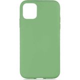 Case 4U Apple iPhone 11 Pro Kılıf LSR Lansman Kapak İçi Kadife Soft Yumuşak Dokulu Liquid Silikon Açık Yeşil