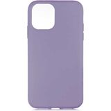 Case 4U Apple iPhone 11 Pro Kılıf LSR Lansman Kapak İçi Kadife Soft Yumuşak Dokulu Liquid Silikon Mor