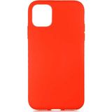 Case 4U Apple iPhone 11 Pro Kılıf LSR Lansman Kapak İçi Kadife Soft Yumuşak Dokulu Liquid Silikon Turuncu