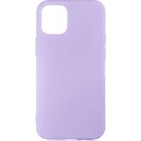 Case 4U Apple iPhone 12 Mini Kılıf 3D Kamera Korumalı İçi Kadife Lansman Yumuşak Silikon Açık Mor