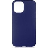 Case 4U Apple iPhone 12 Mini Kılıf 3D Kamera Korumalı İçi Kadife Lansman Yumuşak Silikon Mavi