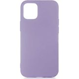 Case 4U Apple iPhone 12 Mini Kılıf 3D Kamera Korumalı İçi Kadife Lansman Yumuşak Silikon Mor