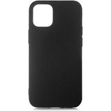 Case 4U Apple iPhone 12 Mini Kılıf 3D Kamera Korumalı İçi Kadife Lansman Yumuşak Silikon Siyah