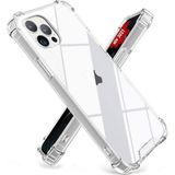 Case 4U Apple iPhone 12 Pro Max Kılıf Darbe Emici Nitro Anti Shock Silikon Şeffaf