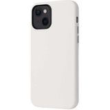 Case 4U Apple iPhone 13 Kılıf Kadife İç Yüzey Mat Eyzi Silikon Kapak Beyaz