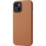 Case 4U Apple iPhone 13 Kılıf Kadife İç Yüzey Mat Eyzi Silikon Kapak Kahverengi